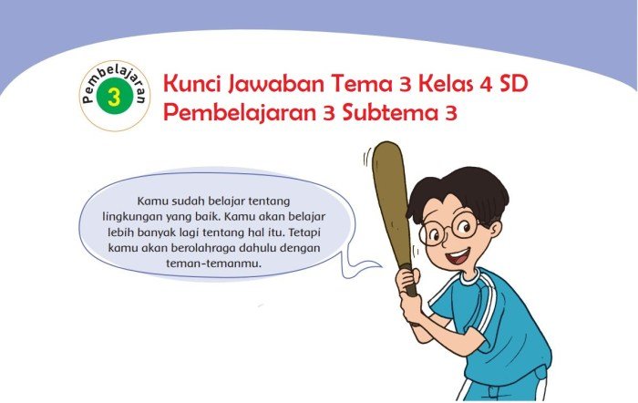 Kunci jawaban tema 4 kelas 3 halaman 19