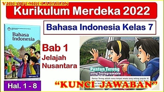 Kunci jawaban bahasa indonesia kelas 7 halaman 17 18