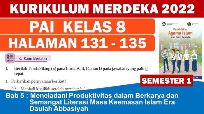 Kunci jawaban pai kelas 8 halaman 147 kurikulum merdeka