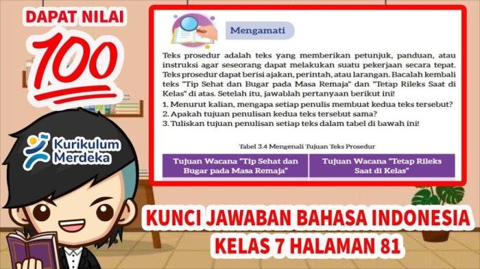 Kunci jawaban bahasa indonesia kelas 7 halaman 7