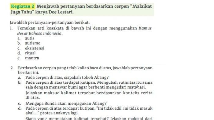 Kunci jawaban bahasa indonesia kelas 11 halaman 40 kurikulum merdeka