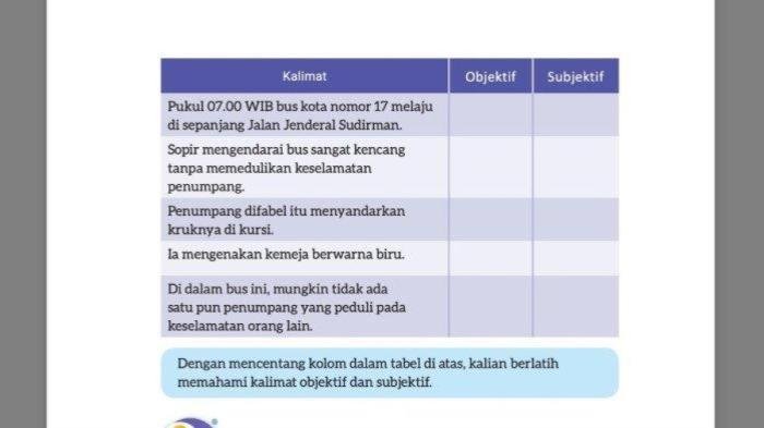 Kunci jawaban bahasa indonesia kelas 8 halaman 74 kurikulum merdeka