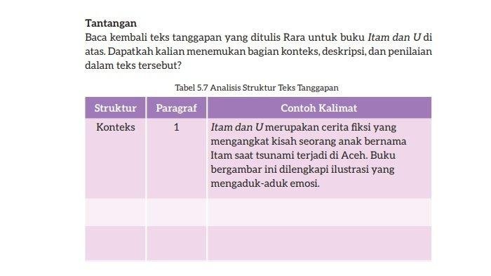 Kunci jawaban bahasa indonesia kelas 7 halaman 40 kurikulum merdeka