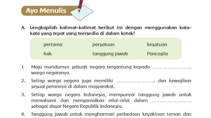 Kunci jawaban tema 6 kelas 5 halaman 45