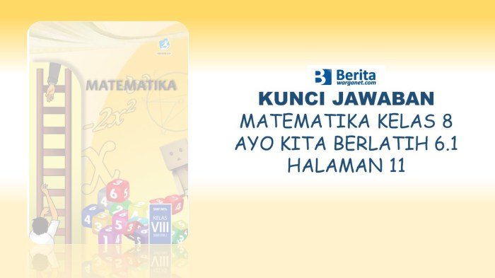 Kunci jawaban matematika kelas 8 semester 2 hal 11