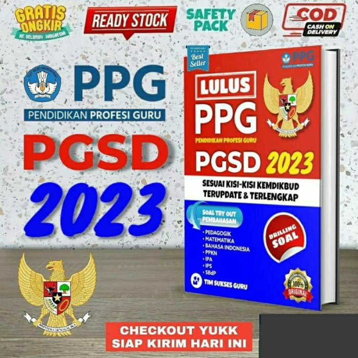 Soal up ppg pgsd 2023 dan kunci jawaban