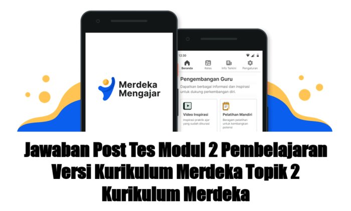 Kunci jawaban modul 2 pembelajaran versi kurikulum merdeka