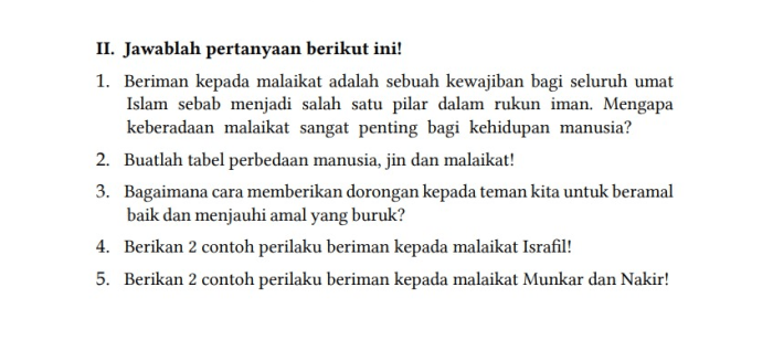 Kunci jawaban pendidikan agama islam kelas 7 halaman 20