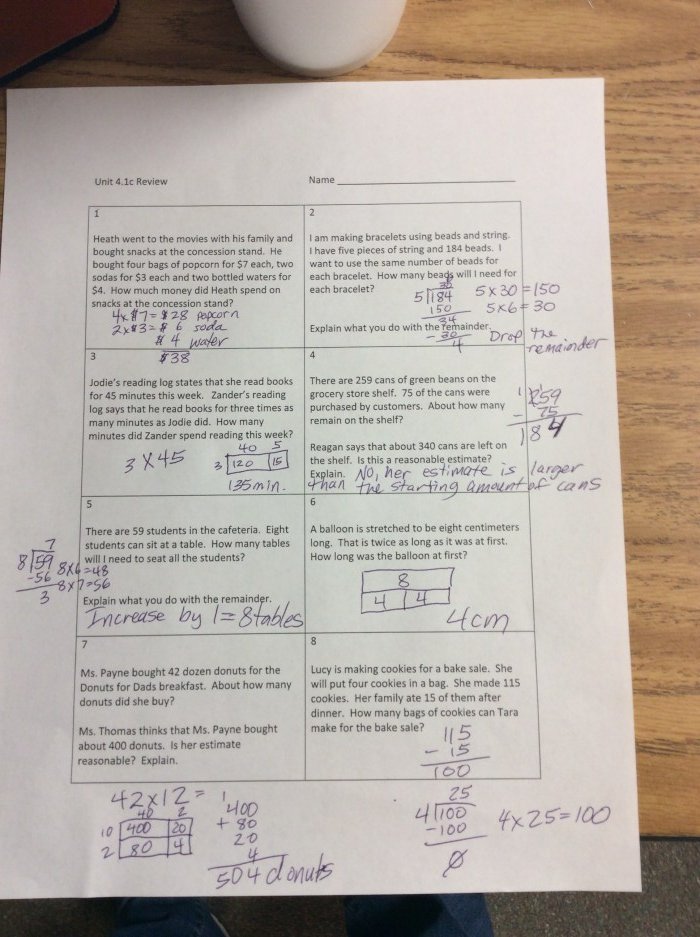 Kunci jawaban matematika kelas 4 halaman 16 17