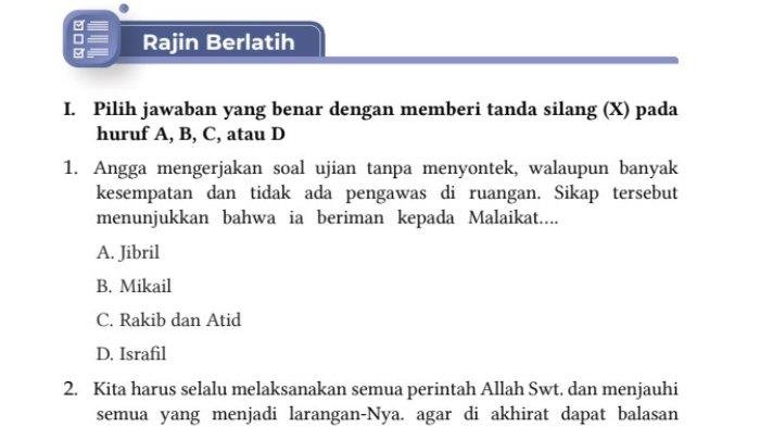 Kunci jawaban pai kelas 7 halaman 168 kurikulum merdeka