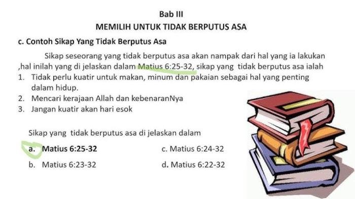 Kunci jawaban pai kelas 8