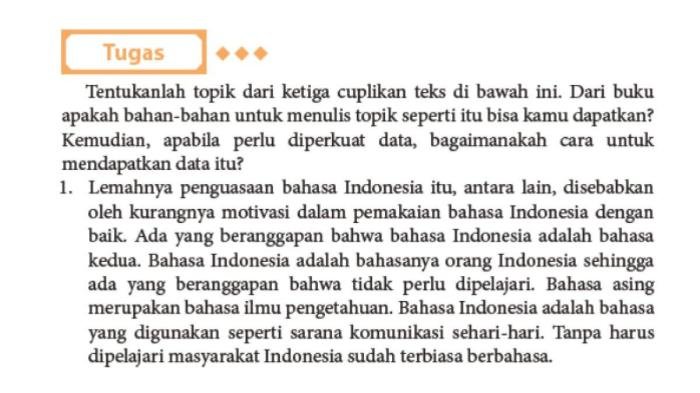 Kunci jawaban bahasa indonesia kelas 11 halaman 200