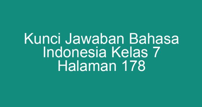 Kunci jawaban mahir berbahasa indonesia kelas 7