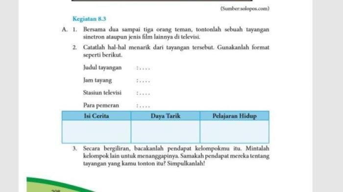 Kunci jawaban bahasa indonesia halaman 32 kelas 8