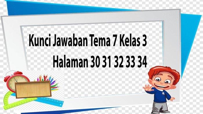 Kunci jawaban tema 7 kelas 3 halaman 202 210