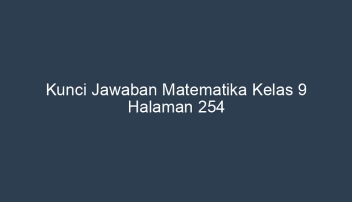 Kunci jawaban matematika kelas 9 halaman 263