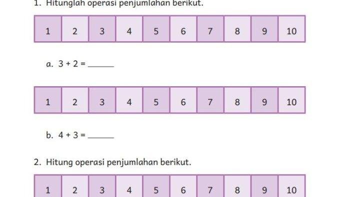 Kunci jawaban matematika kelas 1 kurikulum merdeka