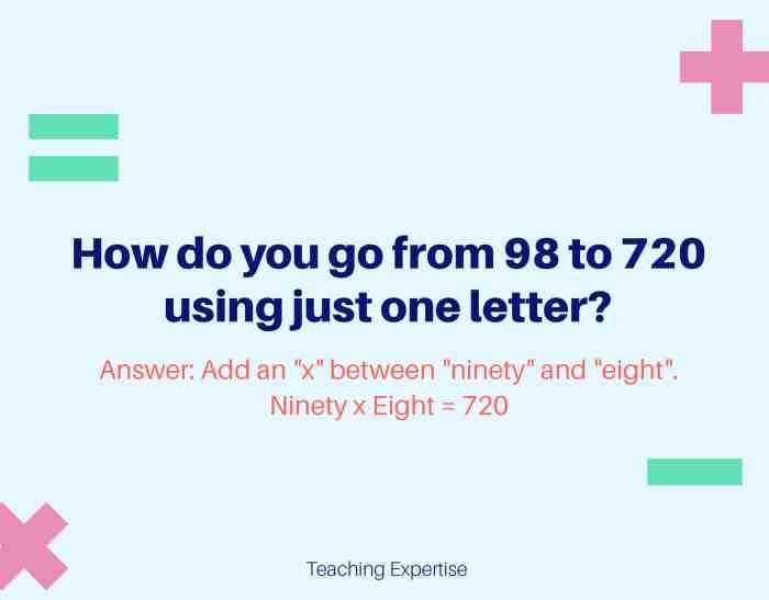 Kunci jawaban math riddles