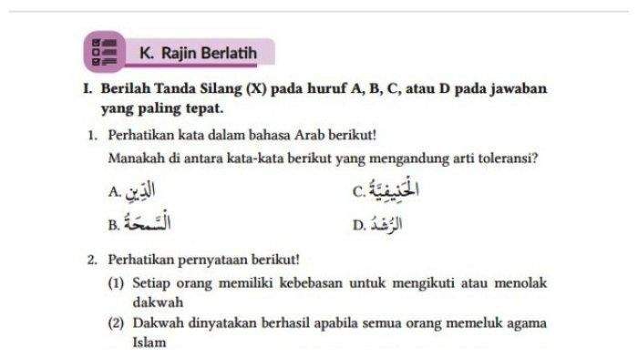 Kunci jawaban pai kelas 8 kurikulum merdeka halaman 23