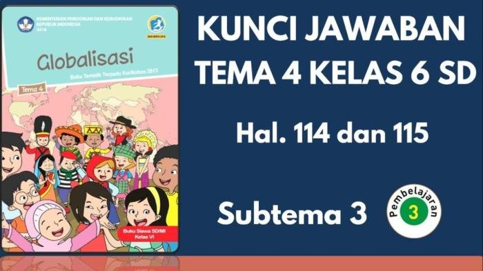 Kunci jawaban kelas 6 tema 4 halaman 119