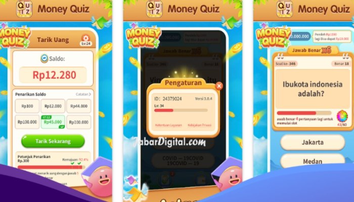 Kunci jawaban money quiz
